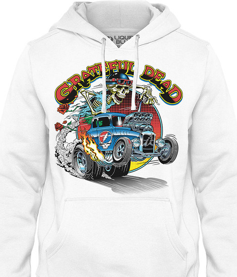 Grateful Dead Steal Your Hot Rod Hoodie by Liquid Blue