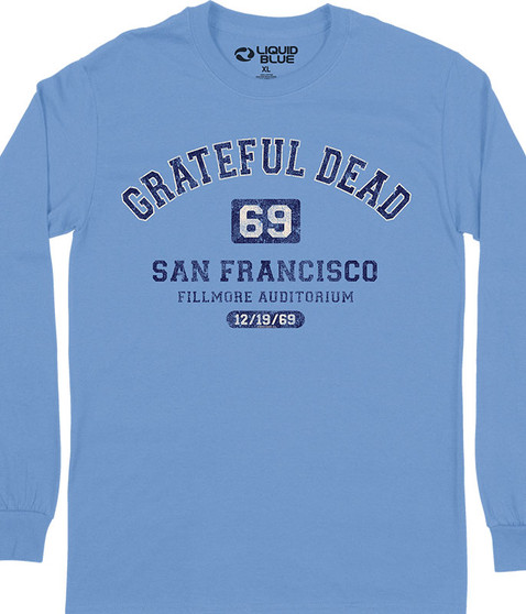 Grateful Dead San Francisco 69 Long Sleeve T-Shirt Tee by Liquid Blue