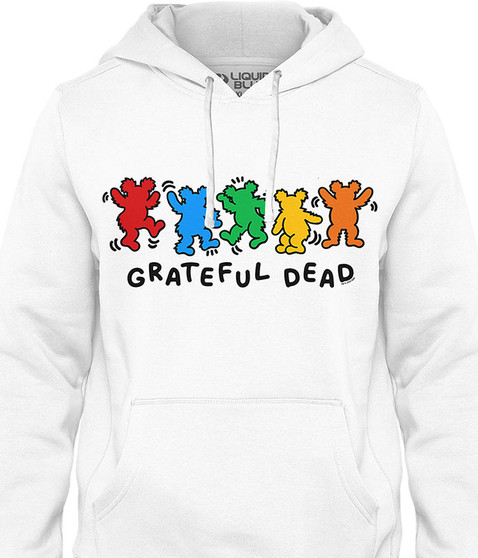Grateful Dead Metro Bears Hoodie by Liquid Blue
