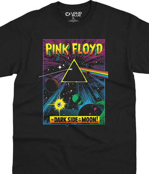 Pink Floyd Dark Side Pulp T-Shirt Tee by Liquid Blue
