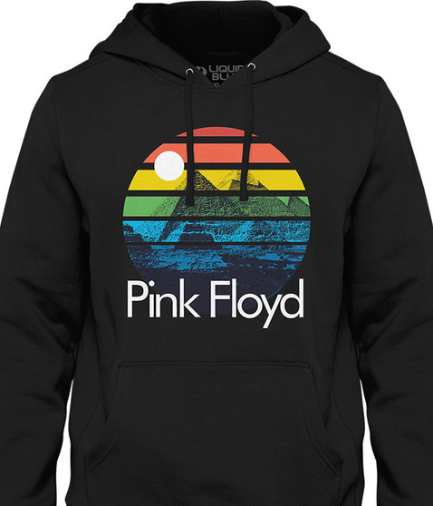 Pink Floyd Dark Side Sunset Hoodie by Liquid Blue