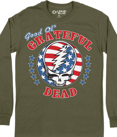 Grateful Dead SYF Independence Long Sleeve T-Shirt Tee by Liquid Blue