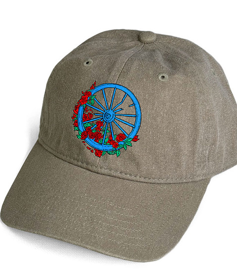 Grateful Dead Wheel and Roses Hat