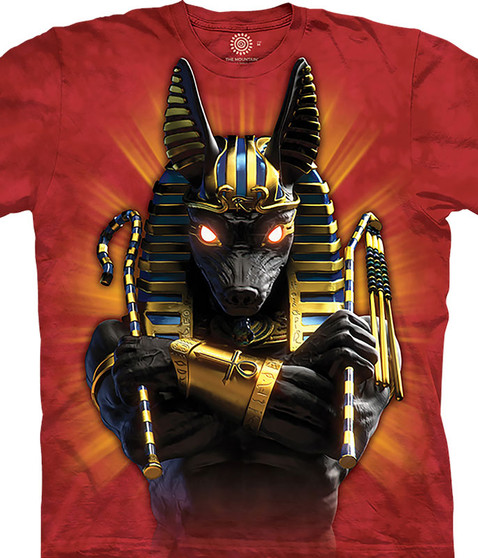 Anubis Soldier Classic Cotton T-Shirt by The Mountain Anubis Soldier Classic Cotton T-Shirt by The Mountain