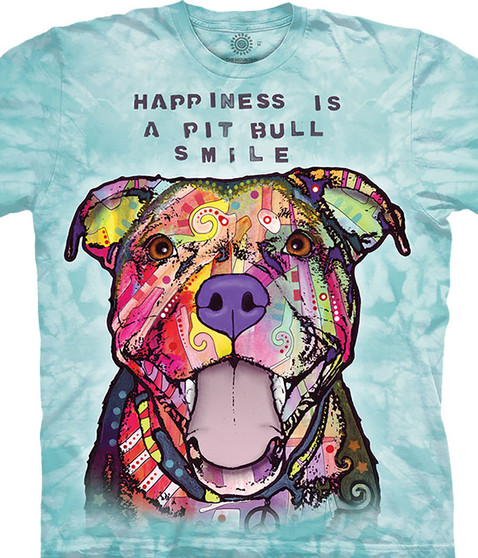 Pit Bull Smile Classic Cotton T-Shirt by The Mountain