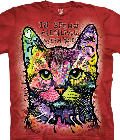 9 Lives Classic Cotton T-Shirt by The Mountain