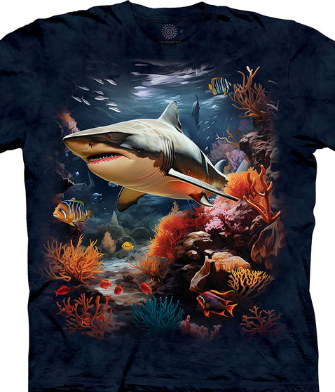 Reef Ruler Shark Classic Cotton T-Shirt by The Mountain