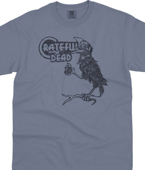 Grateful Dead Bird Song Blue Jean Comfort Colors T-Shirt Tee Liquid Blue