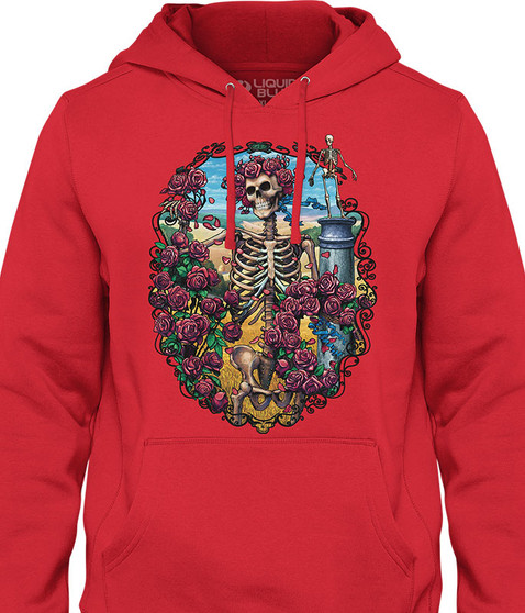 Grateful Dead 30th Anniversary Hoodie by Liquid Blue