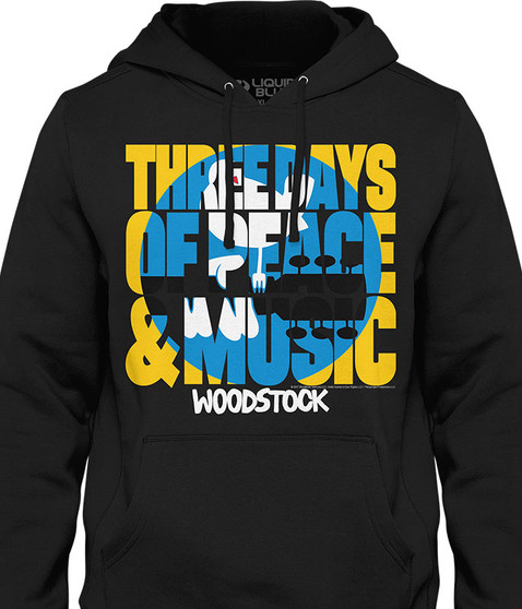 Woodstock Logo Hoodie by Liquid Blue
