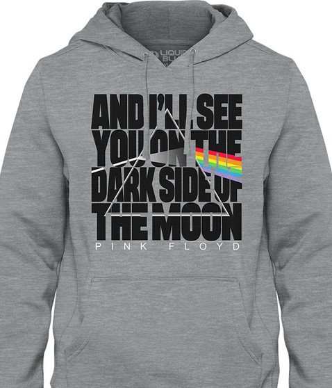 Pink Floyd The Dark Side Hoodie by Liquid Blue