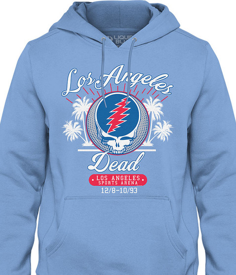 Grateful Dead Los Angeles Dead Hoodie by Liquid Blue