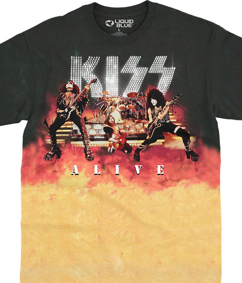 KISS Alive Tie-Dye T-Shirt