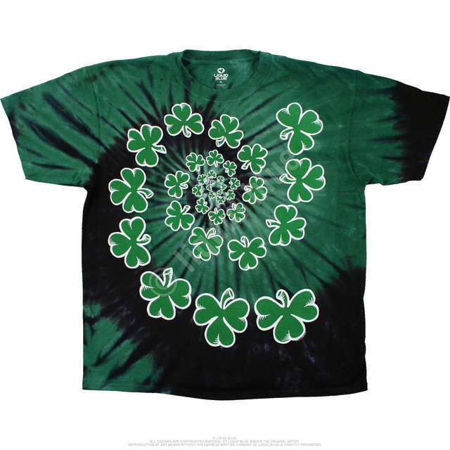 st patrick's tie dye shirt