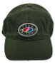 Grateful Dead Tour Alumni Bolt Olive Hat Liquid Blue