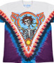 Grateful Dead Bertha V-Dye Tie-Dye T-Shirt Tee Liquid Blue