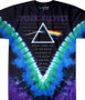 Pink Floyd Dark Side V Tie-Dye T-Shirt Tee Liquid Blue