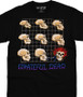 Grateful Dead Evolution Black T-Shirt Tee Liquid Blue