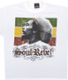 Bob Marley Soul Rebel White T-Shirt Tee