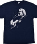 Grateful Dead Jerry Garcia Acoustic Navy T-Shirt Tee