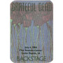 Grateful Dead 1984 07-04 Backstage Pass