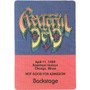 Grateful Dead 1989 04-11 Backstage Pass