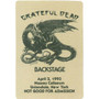 Grateful Dead 1993 04-02 Backstage Pass