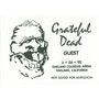 Grateful Dead 1995 02-26 Backstage Pass