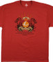 Monty Python Antioch Red T-Shirt Tee Liquid Blue