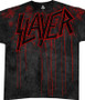 Slayer Raining Blood Tie-Dye T-Shirt Tee Liquid Blue