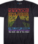 Pink Floyd Dark Side Tracks Dark Heather Tri-Blend T-Shirt Tee Liquid Blue