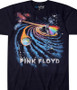 Pink Floyd Dark Side Galactic Black T-Shirt Tee Liquid Blue