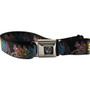 Dancing Skeletons Seatbelt Belt Black