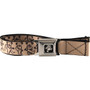 Dancing Bear Seatbelt Belt Tan