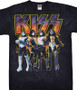 KISS Love Gun Tie-Dye T-Shirt Tee Liquid Blue