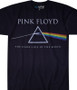Pink Floyd Classic Floyd Black Poly-Cotton T-Shirt Tee Liquid Blue