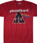 Pink Floyd Dark Side Retro Red Heather Poly-Cotton T-Shirt Tee Liquid Blue