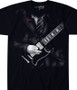 AC/DC Angus Young Black T-Shirt Tee Liquid Blue