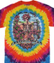 Grateful Dead Rainbow Bertha Tie-Dye T-Shirt Tee Liquid Blue