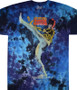 David Bowie Kick Tie-Dye T-Shirt Tee Liquid Blue
