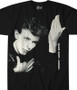 David Bowie Heroes Black Athletic T-Shirt Tee Liquid Blue