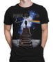 Pink Floyd Stairway to the Moon Black Athletic T-Shirt Tee Liquid Blue