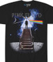 Pink Floyd Stairway to the Moon Black Athletic T-Shirt Tee Liquid Blue