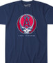 MLB Los Angeles Angels GD Steal Your Base Navy Athletic T-Shirt Tee Liquid Blue