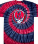 MLB Los Angeles Angels GD Steal Your Base Tie-Dye T-Shirt Tee Liquid Blue