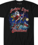 Grateful Dead High Steppin Christmas Black T-Shirt Tee Tee Liquid Blue