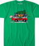 Grateful Dead Steal Your Christmas Tree Green Athletic T-Shirt Tee Liquid Blue