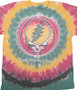 Grateful Dead Vintage Rasta SYF Poly-Cotton Tie-Dye T-Shirt Tee Liquid Blue