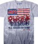 KISS All American Band Tie-Dye T-Shirt Tee Liquid Blue