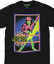 AC/DC High Voltage Blacklight Black T-Shirt Tee Liquid Blue